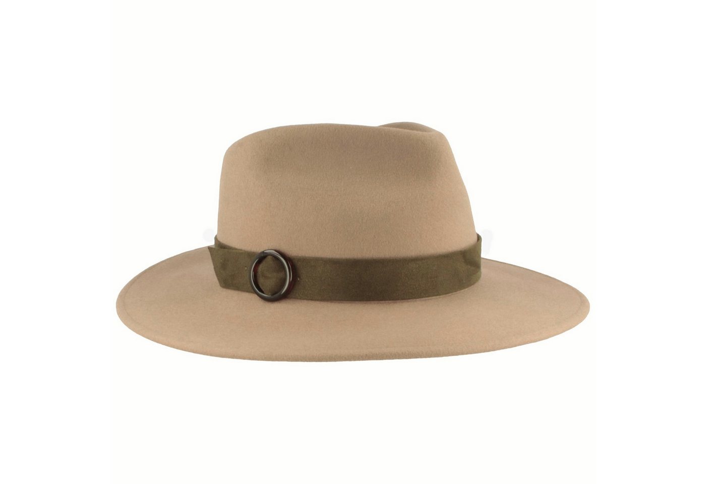 Breiter Filzhut Traveller hergestellt in Italien aus 100% Wollfilz von Breiter