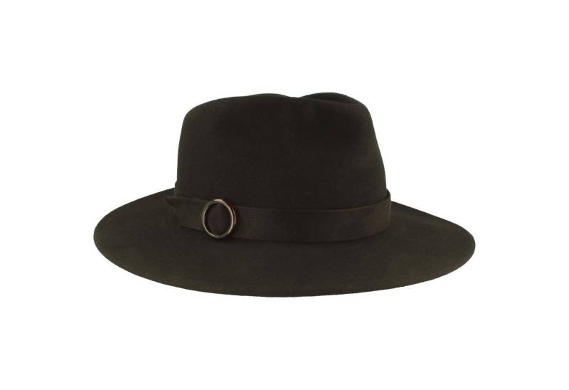 Breiter Filzhut Traveller hergestellt in Italien aus 100% Wollfilz von Breiter