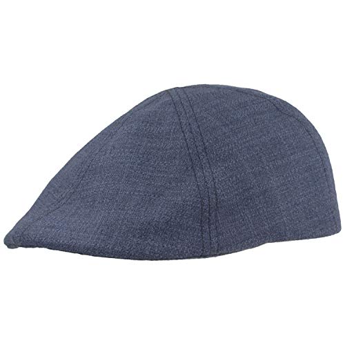 Breiter Herren Schiebermütze, Flatcap, Schirmmütze aus Baumwolle, Mehrteilig mit flexiblem Schirm, Hautfreundliche von Breiter