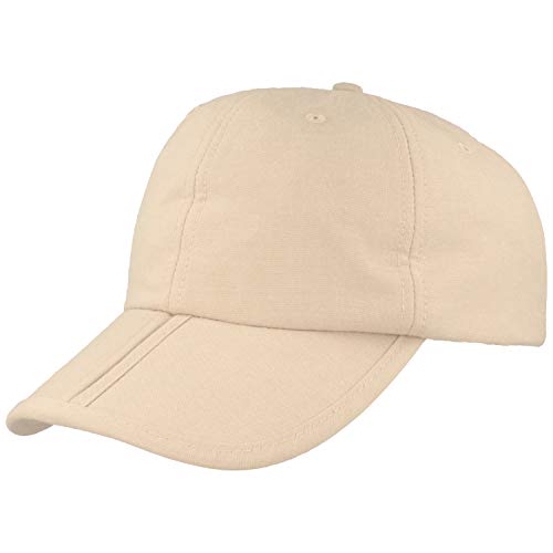 Breiter Klappbare Baseball Cap, Basecap mit UV-Schutz 80, Beige, M von Breiter