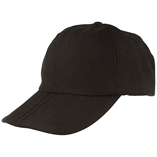 Breiter Klappbare Baseball Cap Basecap mit UV-Schutz 80, Schwarz, M Kappe von Breiter