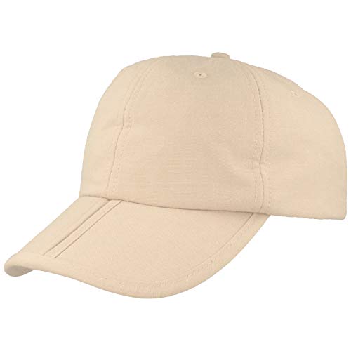 Breiter Klappbare Baseball Cap, Basecap mit UV-Schutz 80, Beige, L von Breiter