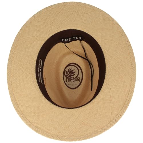 Breiter ORIGINAL Panama Hut Strohhut Sommerhut Sonnenhut Handgeflochten UV-Schutz 50+ Hut Bruchschutz Natur L Breiter ORIGINAL Panama Hut Strohhut Sommerhut Sonnenhut Handgeflochten UV-Schutz 50+ Hut Bruchschutz Natur L von Breiter