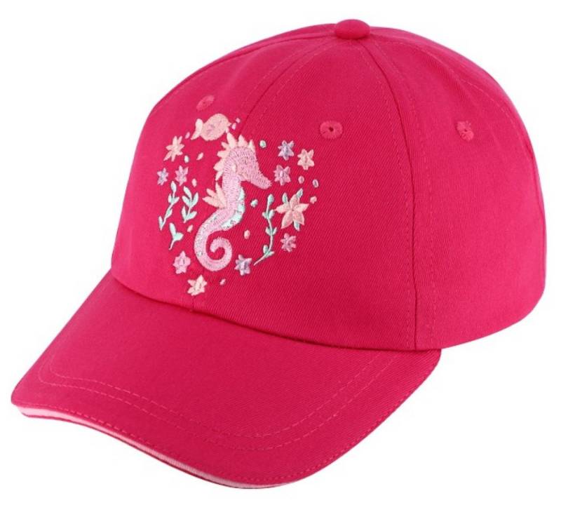 Fiebig Schiebermütze Kinder Mütze mit Stick-Motiv UV-Schutz 50 von Fiebig