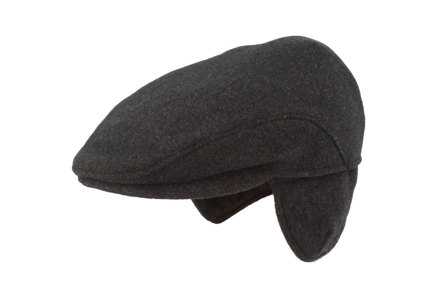 Breiter Schiebermütze Schlichte Flatcap mit Ohrenklappen warm von Breiter