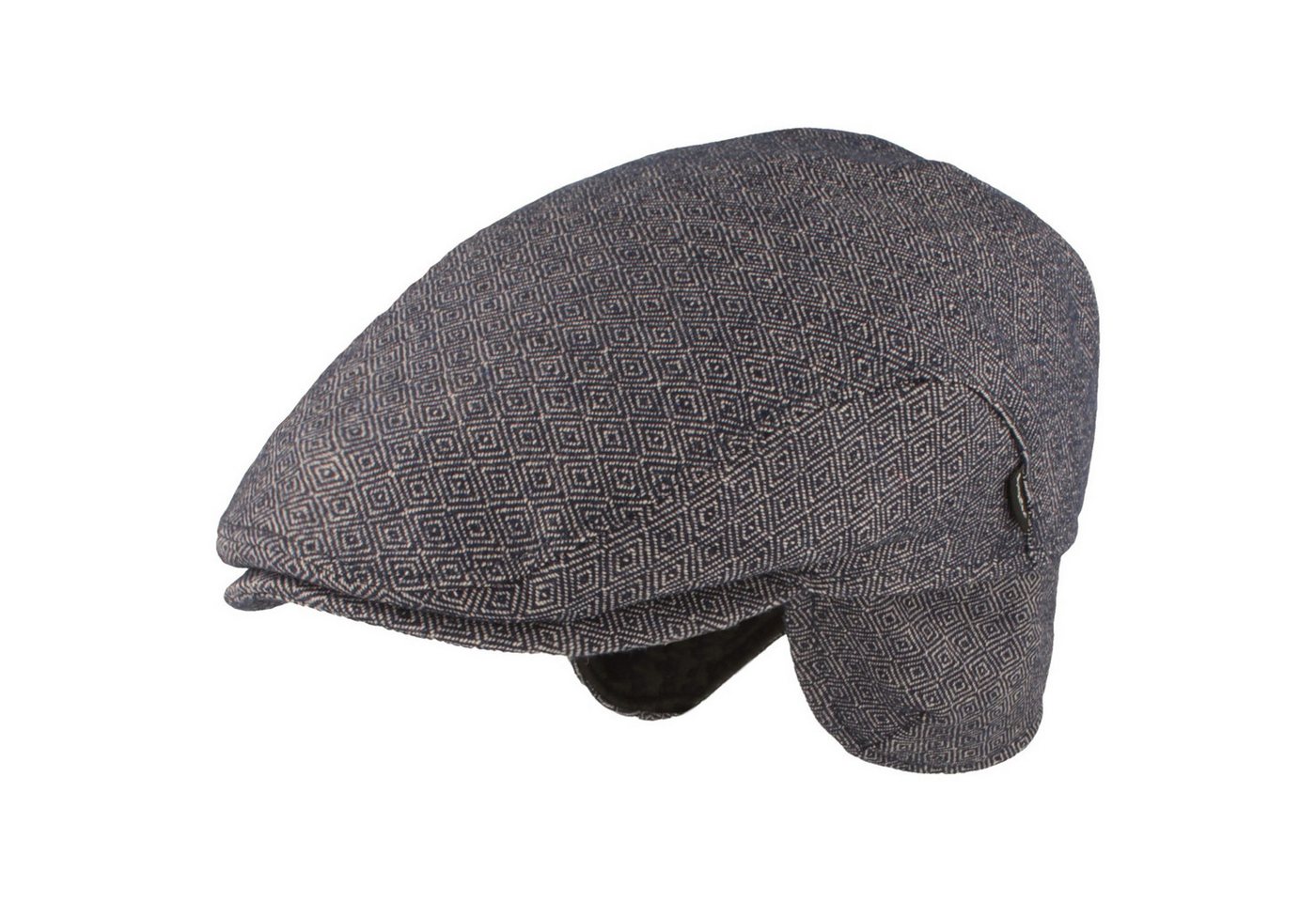 Breiter Schiebermütze aus Bavaria-Loden-Wolle mit Ohrenschutz von Breiter