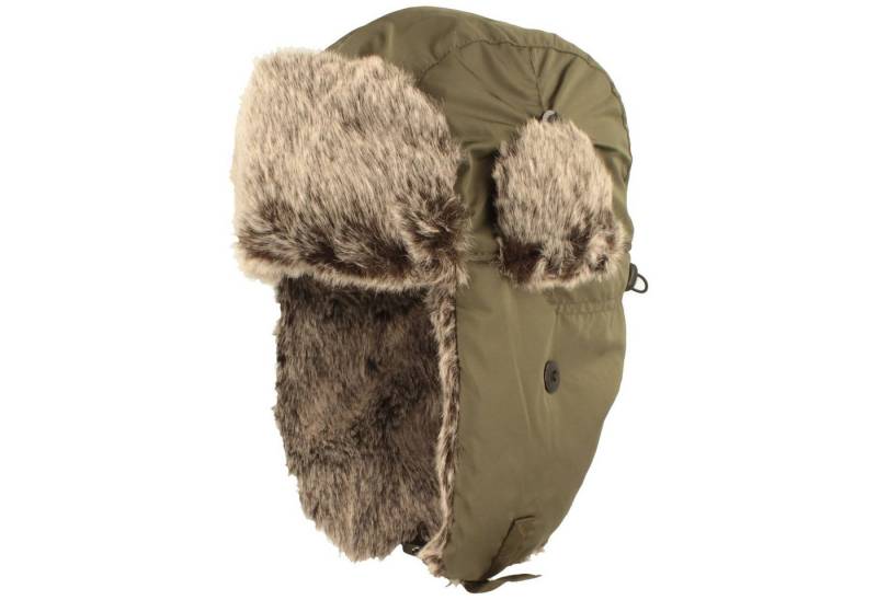 Breiter Schirmmütze Flieger-Mütze mit Webpelz Details von Breiter