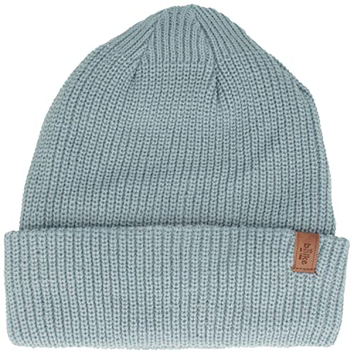 Breiter Strickmütze Beanie weiches Thinsulate™ Fleece-Futter 7 cm Umschlag Bleu One Size von Breiter