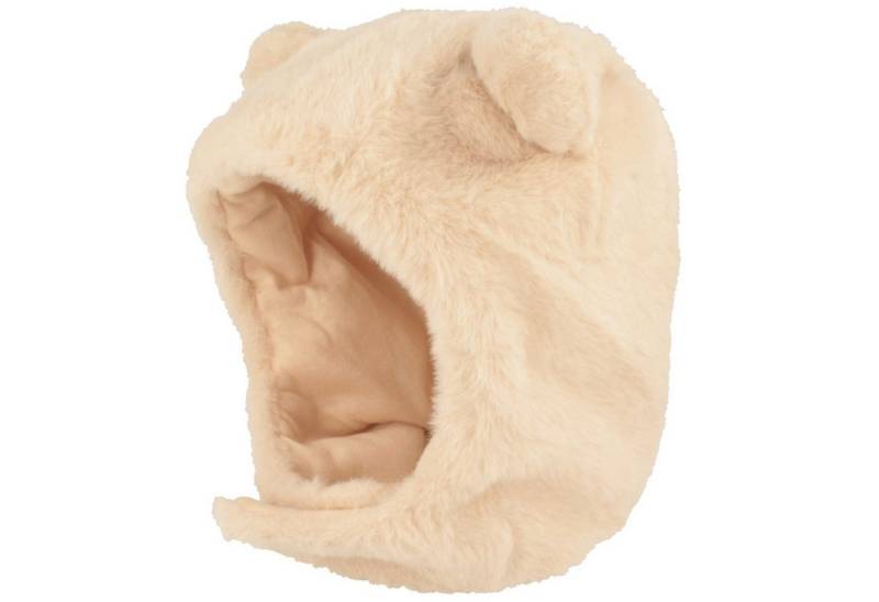 Breiter Strickmütze Kinder Teddybär Pilotenmütze mit Klettverschluss von Breiter