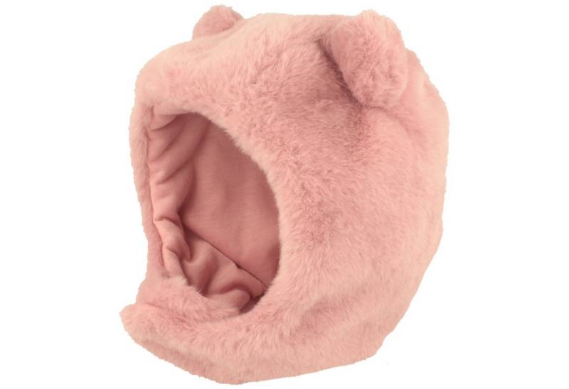 Breiter Strickmütze Kinder Teddybär Pilotenmütze mit Klettverschluss von Breiter