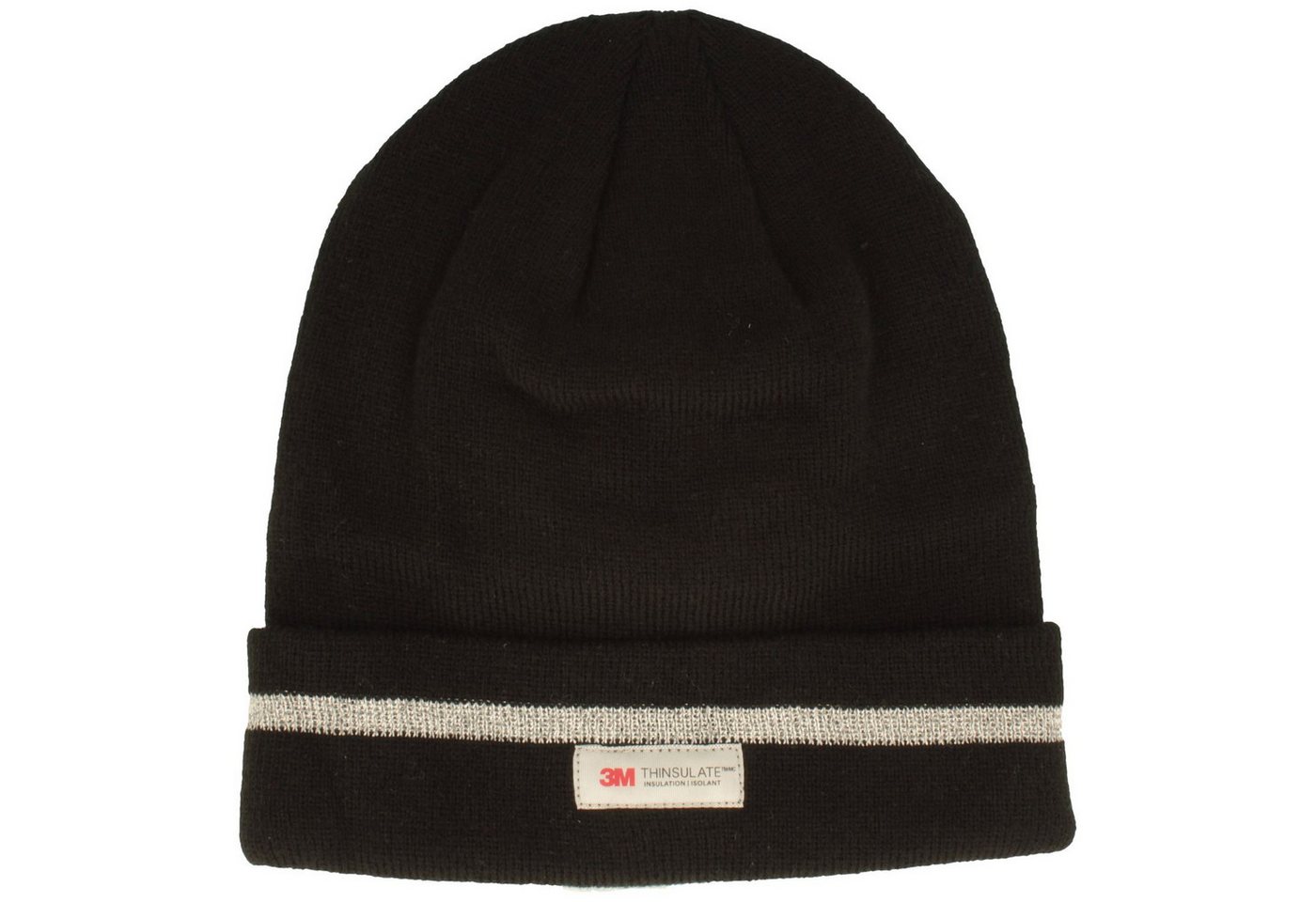 Breiter Strickmütze Strickmütze 3M Thinsulate und Reflektorstreifen von Breiter