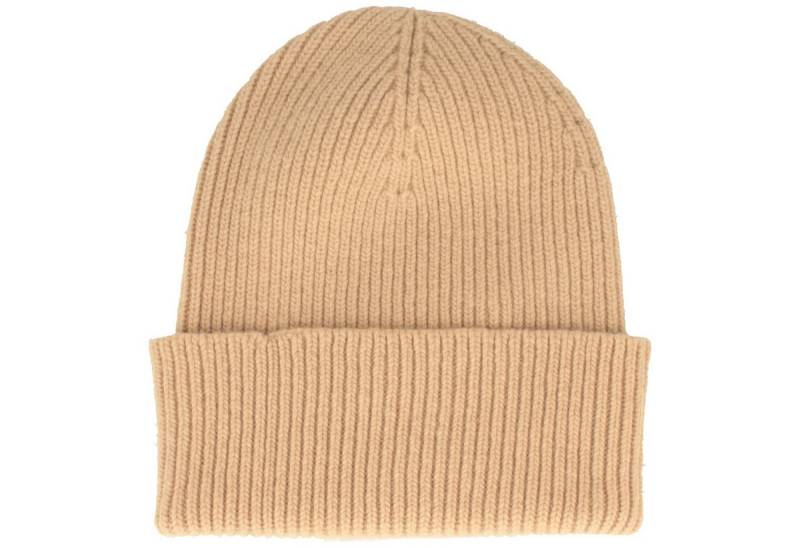 Breiter Strickmütze Strickmütze mit Umschlag aus feiner Merinowolle von Breiter