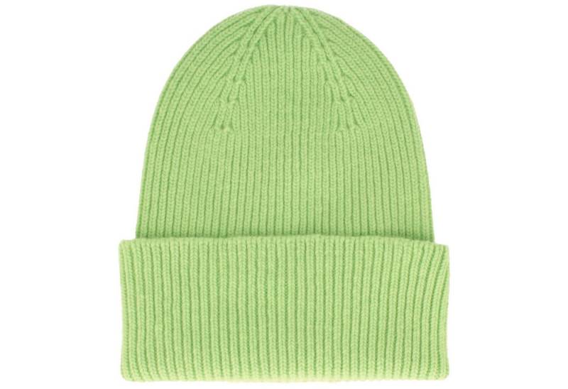 Breiter Strickmütze Strickmütze mit Umschlag aus feiner Merinowolle von Breiter