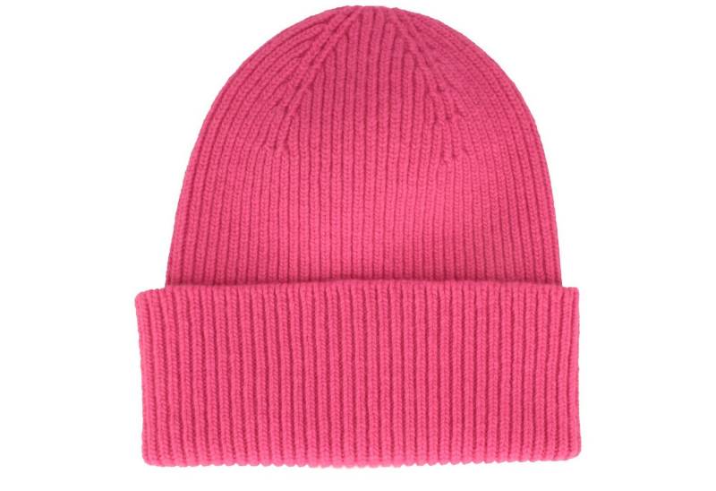 Breiter Strickmütze Strickmütze mit Umschlag aus feiner Merinowolle von Breiter