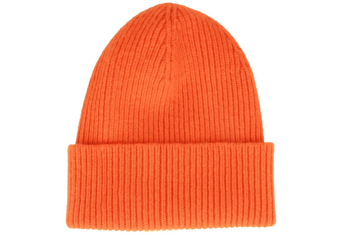 Breiter Strickmütze Strickmütze mit Umschlag aus feiner Merinowolle von Breiter