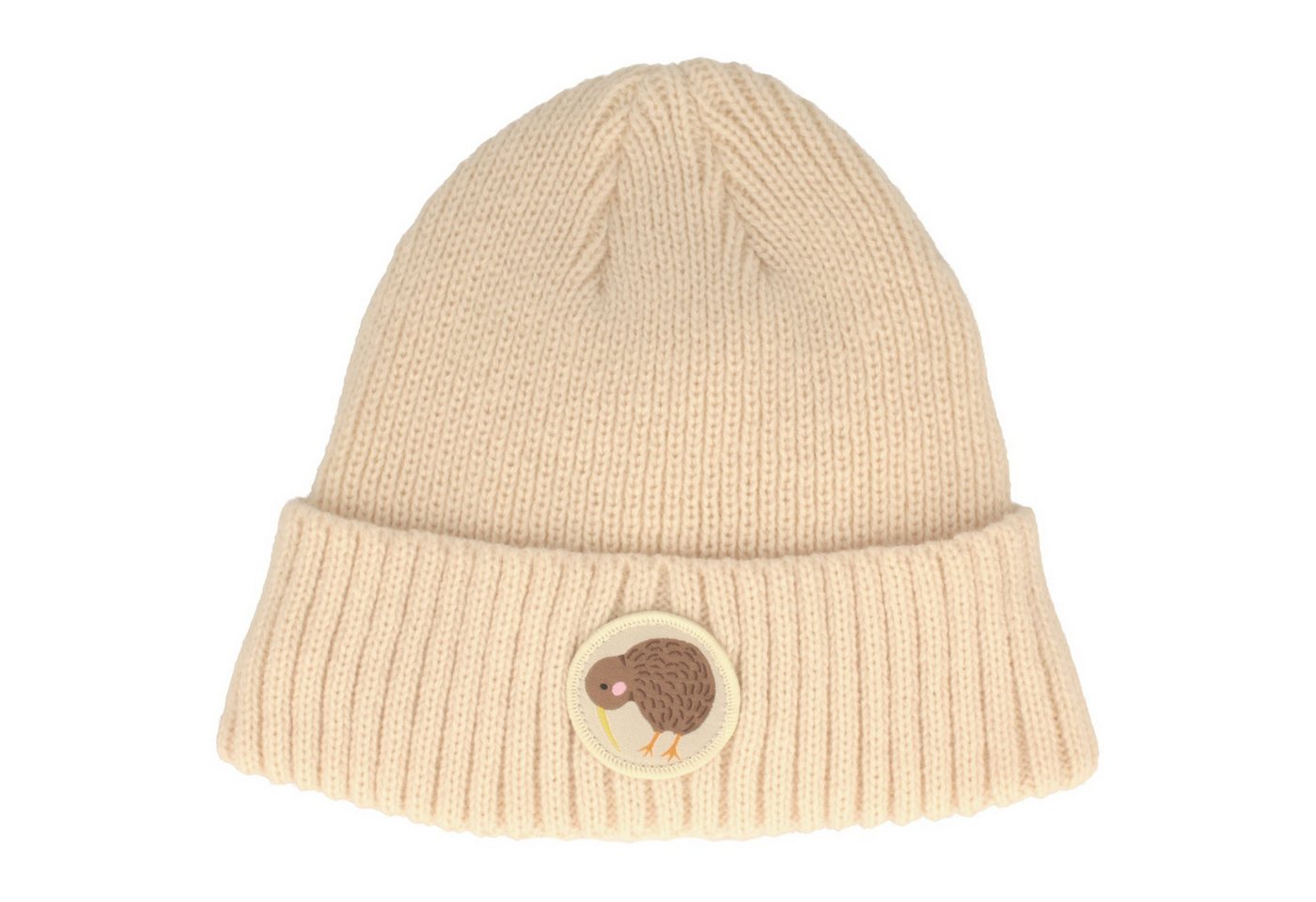 Breiter Strickmütze Umschlagmütze für Kinder mit Fleecefutter von Breiter