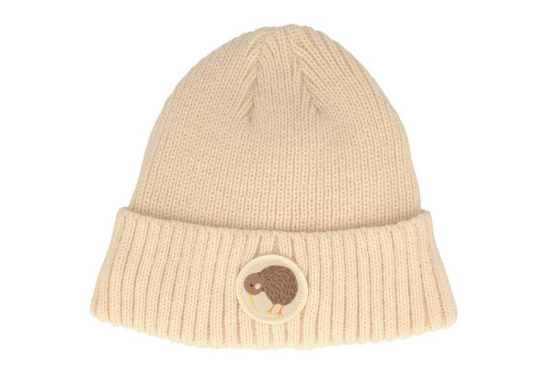 Breiter Strickmütze Umschlagmütze für Kinder mit Fleecefutter von Breiter