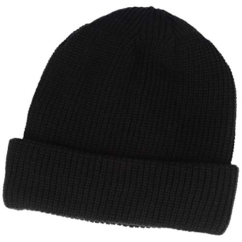 Breiter Strickmütze Wintermütze Beanie mit weichem Thinsulate™ Fleece-Futter & 7 cm Umschlag – Mütze für Damen & Herren von Breiter