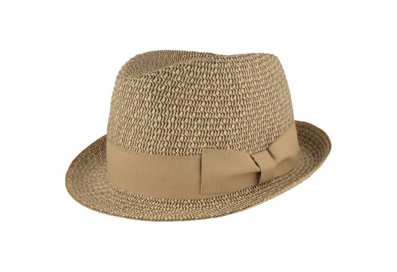 Breiter Strohhut Rollbarer Trilby modisch meliert von Breiter