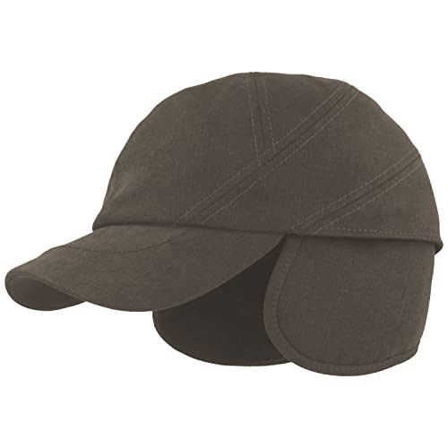 Breiter Winter Baseball Cap, Schirmmütze, Kappe mit Thermo-LITE® Membran, klappbarer Ohrenschutz, Baumwolle mit Steppfutter von Breiter