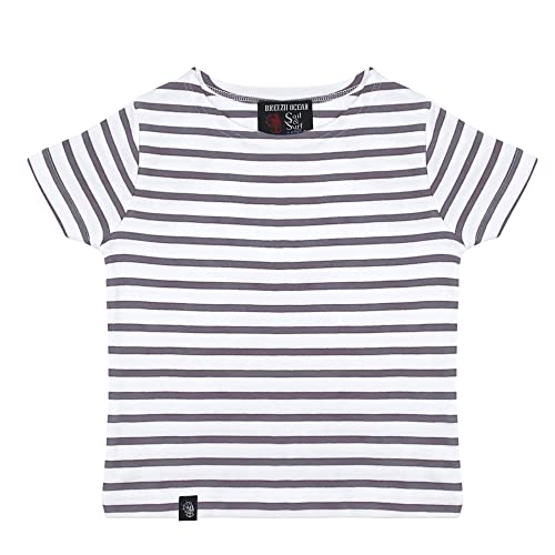 Breizh Ocean,GARLAN ENF, Matrosen-T-Shirt aus Dicker Bio-Baumwolle, Junge oder Mädchen, gestreiftes T-Shirt - Mixed - von 1 bis 14 Jahren von Breizh Ocean