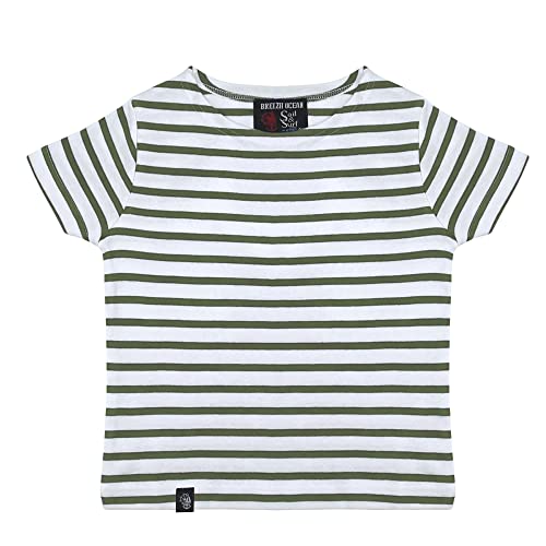 Breizh Ocean,GARLAN ENF, Matrosen-T-Shirt aus Dicker Bio-Baumwolle, Junge oder Mädchen, gestreiftes T-Shirt - Mixed - von 1 bis 14 Jahren von Breizh Ocean