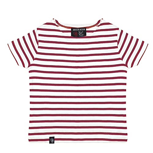 Breizh Ocean,GARLAN ENF, Matrosen-T-Shirt aus Dicker Bio-Baumwolle, Junge oder Mädchen, gestreiftes T-Shirt - Mixed - von 1 bis 14 Jahren von Breizh Ocean