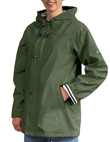 Breizh Ocean - FARMOR- Damen Wasserdichte Regenmantel Regenjacke mit Kapuze, Wasserdichter Mantel, gestreiftes Futter im Matrosenstil - Große Größen von XS bis 4XL erhältlich Breizh Ocean - FARMOR- Damen Wasserdichte Regenmantel Regenjacke mit Kapuze, Wasserdichter Mantel, gestreiftes Futter im Matrosenstil - Große Größen von XS bis 4XL erhältlich von Breizh Ocean