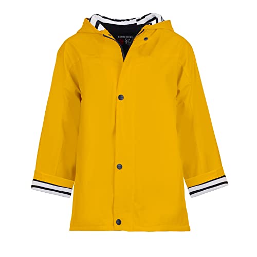 Breizh Ocean - Gewachste Unisex Kinder Regenmantel ARTIC KID, Mit Kapuze, Regenschutz, innen Fleece - 1 Jahr bis 14 Jahre von Breizh Ocean