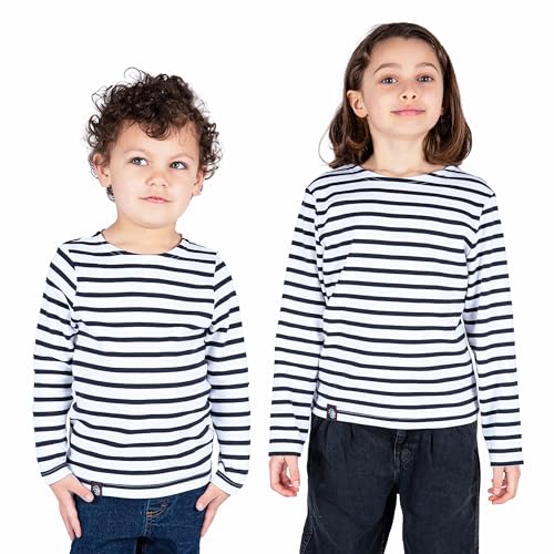 Breizh Ocean - Matrosenhemd aus Bio-Baumwolle, GUER ENF, gestreiftes T-Shirt – Unisex, Jungen oder Mädchen – von 1 Jahr bis 14 Jahren von Breizh Ocean