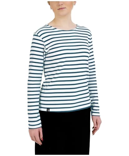 Breizh Ocean - Matrosenhemd GUER, dick gestreiftes T-Shirt aus Bio-Baumwolle – gemischt, Mann oder Frau – XS bis 4XL von Breizh Ocean