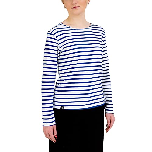 Breizh Ocean - Matrosenhemd GUER, dick gestreiftes T-Shirt aus Bio-Baumwolle – gemischt, Mann oder Frau – XS bis 4XL von Breizh Ocean