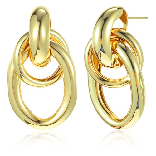 1 Paar goldene creolen damen Knoten Tropfen Ohrringe Vintage Verdreht Gestrickte Ohrringe mode Dangle Damen Anhänger für Frauen Freundin Mädchen Schmuck 1 Paar goldene creolen damen Knoten Tropfen Ohrringe Vintage Verdreht Gestrickte Ohrringe mode Dangle Damen Anhänger für Frauen Freundin Mädchen Schmuck von Bremorou