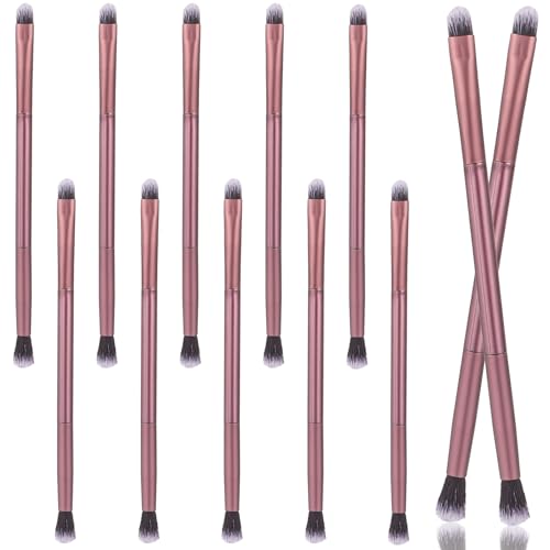 12 Stück Pinselset Makeup Make Up Pinsel Augen Lidschatten Mischpinsel Doppelseitiger Applikator Augen Kosmetikpinsel Augenpinsel Professionelles Werkzeug für Kontur Concealers Rouge von Bremorou