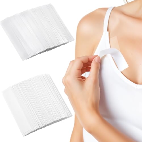 200 Stück Doppelseitiges Klebeband Haut Fashion Tape Kleidung Klebestreifen Body Tape Doppelseitig Klebeband für Kleidung Für alle Stoffarten 100 groß und 100 klein 8.5 × 1.8 cm von Bremorou