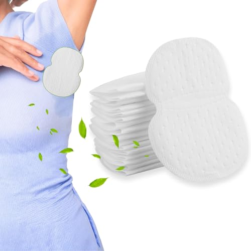50 Paar Achselschweißpads Achselhöhle Pads Achseleinlagen Gehen Schwitzen Achselpads Schweißpads Damen Herren Achselschweiß Selbstklebend für Achselschweißschutz von Bremorou