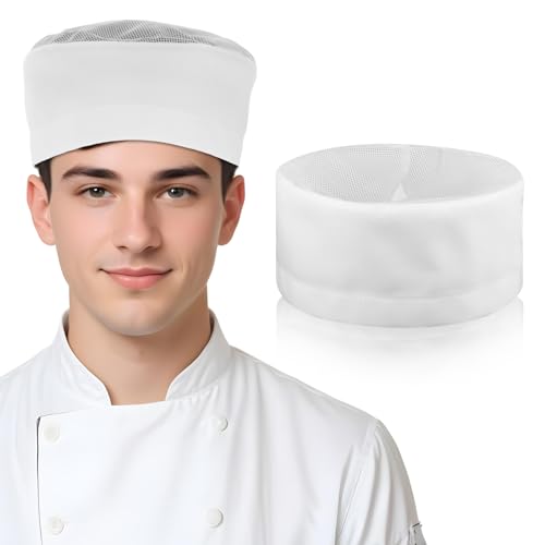Weiß Kochmütze Herren Damen Kochmütze Koch Mütze Baumwolle Gastromützen Unisex Chef Kochmützen Erwachsene Chefkoch Mütze Verstellbar Professionel Küchenuniform Für Restaurant Kochen Backen Weiß Kochmütze Herren Damen Kochmütze Koch Mütze Baumwolle Gastromützen Unisex Chef Kochmützen Erwachsene Chefkoch Mütze Verstellbar Professionel Küchenuniform Für Restaurant Kochen Backen von Bremorou