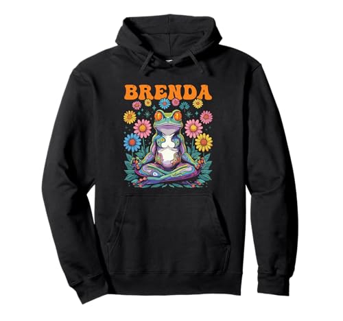 Brenda Skurriles Frosch-Design für Mädchen Name Brenda Pullover Hoodie Brenda Skurriles Frosch-Design für Mädchen Name Brenda Pullover Hoodie von Brenda Designs for Girls Name Brenda