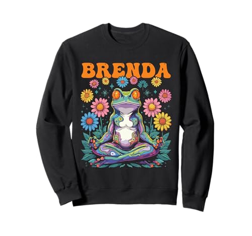 Brenda Skurriles Frosch-Design für Mädchen Name Brenda Sweatshirt Brenda Skurriles Frosch-Design für Mädchen Name Brenda Sweatshirt von Brenda Designs for Girls Name Brenda