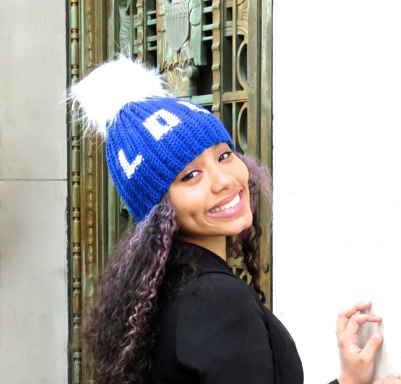 Pom Hut, Gehäkelte Liebe, Tam Häkelhut, Farbe Ist Royal Pom Hut, Gehäkelte Liebe, Tam Häkelhut, Farbe Ist Royal von BrendaLizBoutique