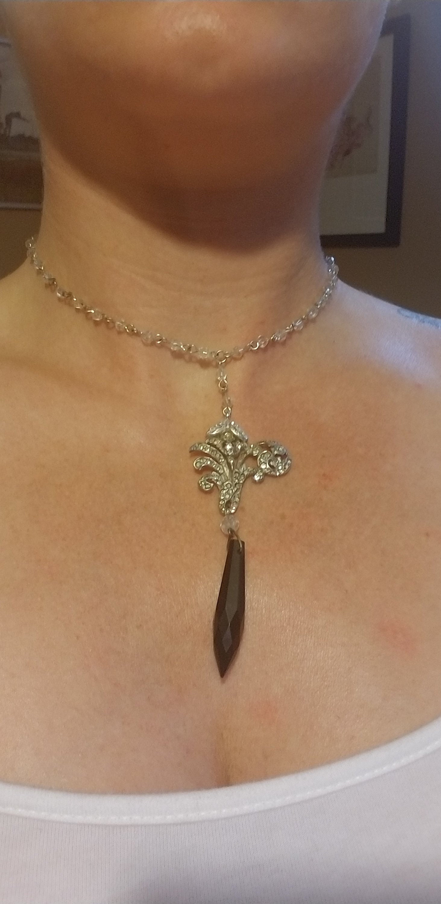 Antike Halskette Antike Halskette von BrensButtonsNJewels
