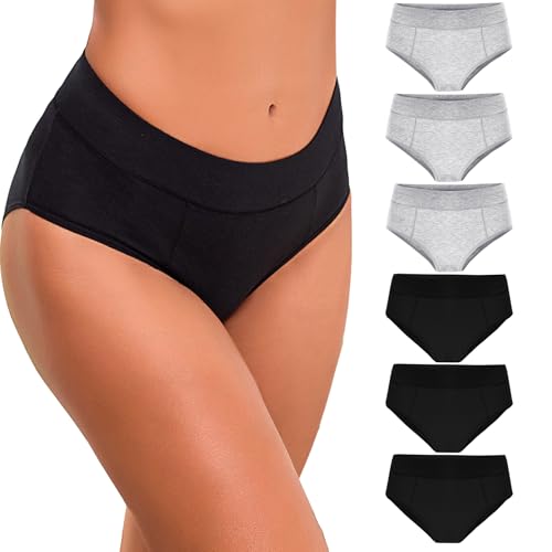 Bresdk Unterhosen Damen Slip Baumwolle Unterwäsche Frauen Mehrpack Womens Underwear M von Bresdk