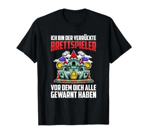 Brettspiel Geschenke & Ideen - Herren T-Shirt - Schwarz - Cartoon - Halbarm - Klein - EU 33 - Herbst von Brettspiel Geschenke & Ideen