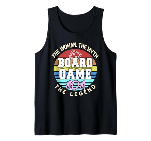 Brettspiel Mama Retro Spielerwitz Fanboard Tank Top von Brettspielkönigin für Mamas mit Spielwitz