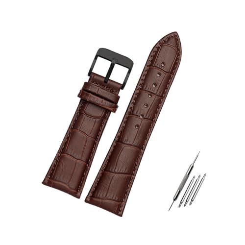 Breites Uhrenarmband aus Leder – 18–28 mm, großes Ersatzband für Herren,26mm von Breyhda