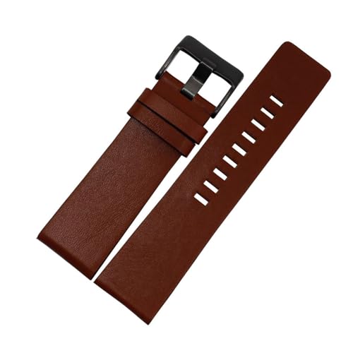 Breites Uhrenarmband aus Leder – 22–30 mm, Ersatzband für große Herrenuhren,26mm von Breyhda