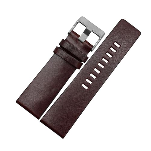 Breites Uhrenarmband aus Leder – 22–30 mm, Ersatzband für große Herrenuhren,30mm von Breyhda