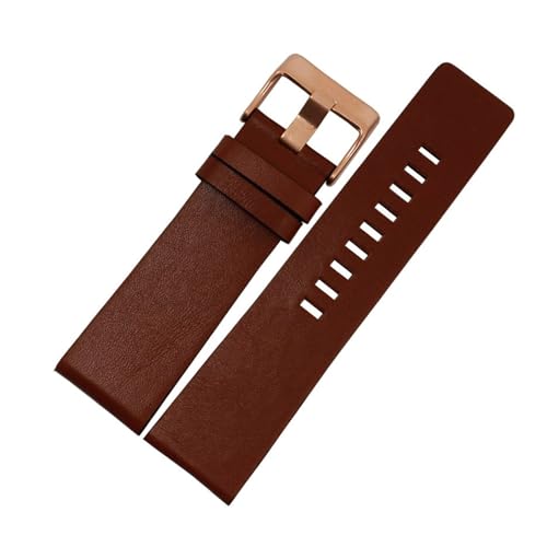 Breites Uhrenarmband aus Leder – 22–30 mm, Ersatzband für große Herrenuhren,30mm von Breyhda