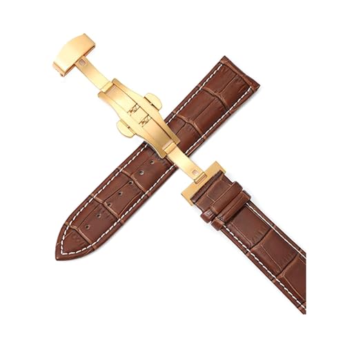 Breyhda Automatisches Lederarmband mit Schmetterlingsschnalle – 12–24 mm verstellbares Ersatzarmband,12mm Breyhda Automatisches Lederarmband mit Schmetterlingsschnalle – 12–24 mm verstellbares Ersatzarmband,12mm von Breyhda
