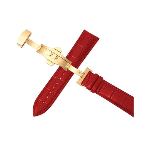 Breyhda Automatisches Lederarmband mit Schmetterlingsschnalle – 12–24 mm verstellbares Ersatzarmband,18mm Breyhda Automatisches Lederarmband mit Schmetterlingsschnalle – 12–24 mm verstellbares Ersatzarmband,18mm von Breyhda